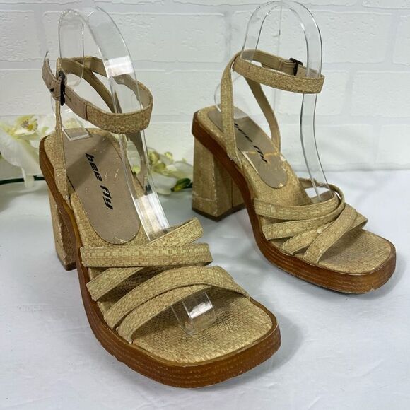 Y2K Bee Fly chunky heels size 7 - Picture 2 of 16